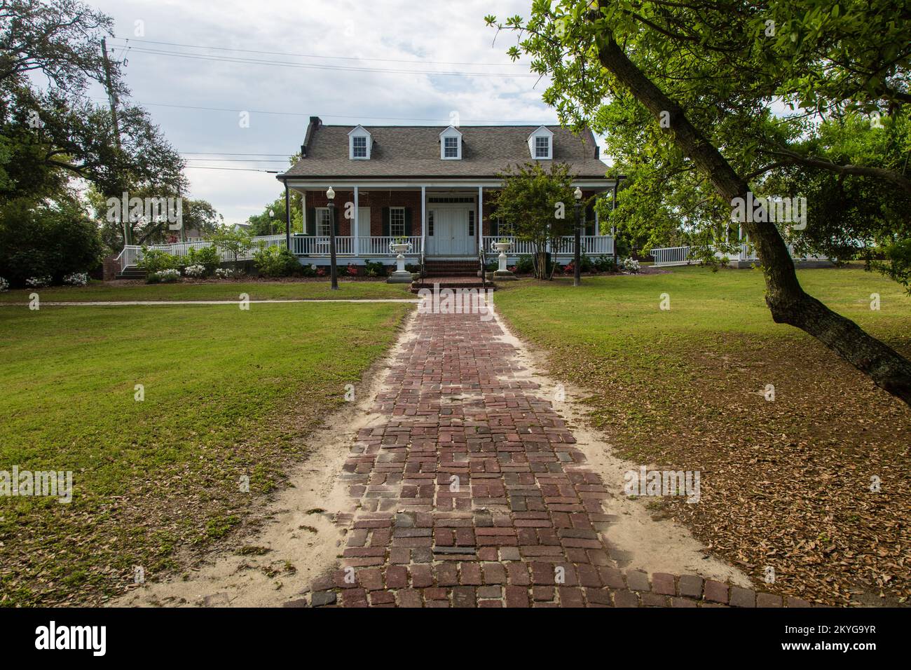Biloxi, MS, Aril 2, 2015 Old Brick House, Biloxi, Mississippi. One of