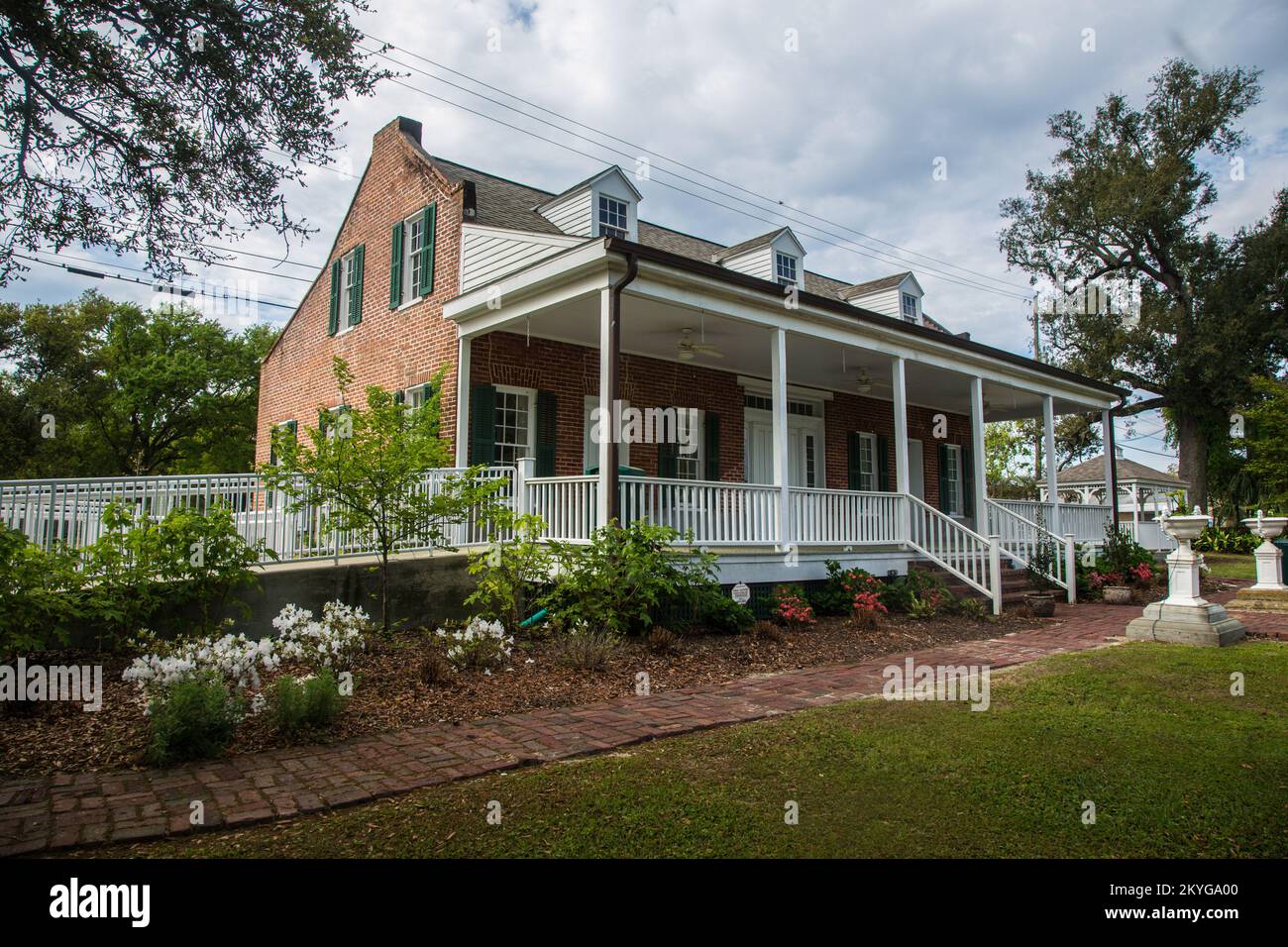 Biloxi, MS, Aril 2, 2015 Old Brick House, Biloxi, Mississippi. One of