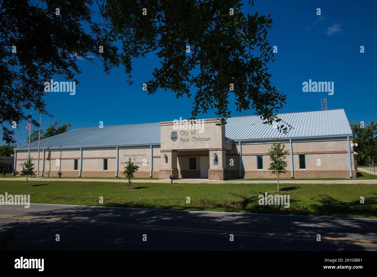 Pass Christian, MS, Aril 29, 2015 Exterior shot of front entrance of