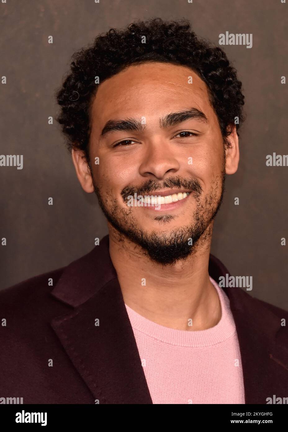 Los Angeles, USA. 30th Nov, 2022. Trey Smith walking the red carpet at the premiere for Apple