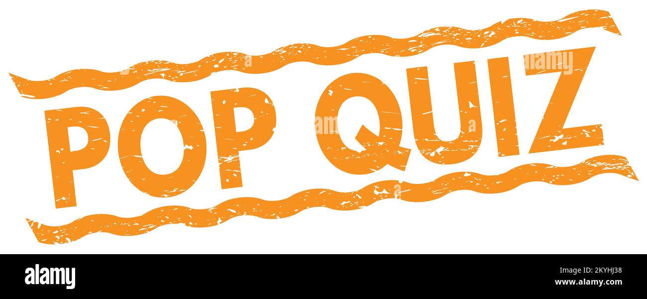 Pop quiz word Cut Out Stock Images & Pictures - Alamy