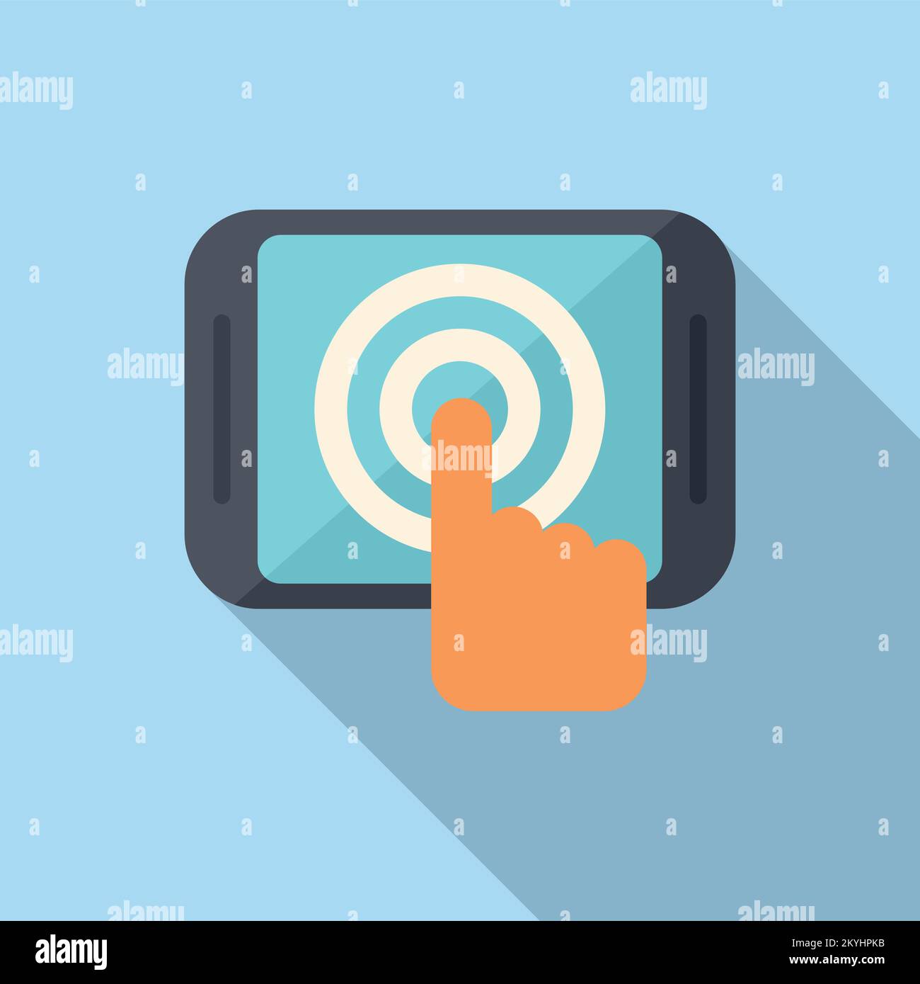 Person phone tablet share Stock Vector Images - Alamy