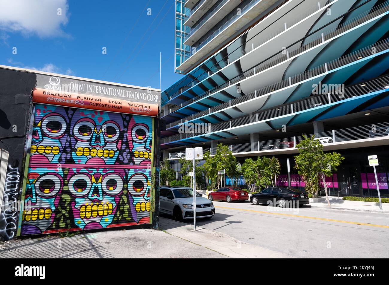 graffiti in miami wynwood Stock Photo Alamy