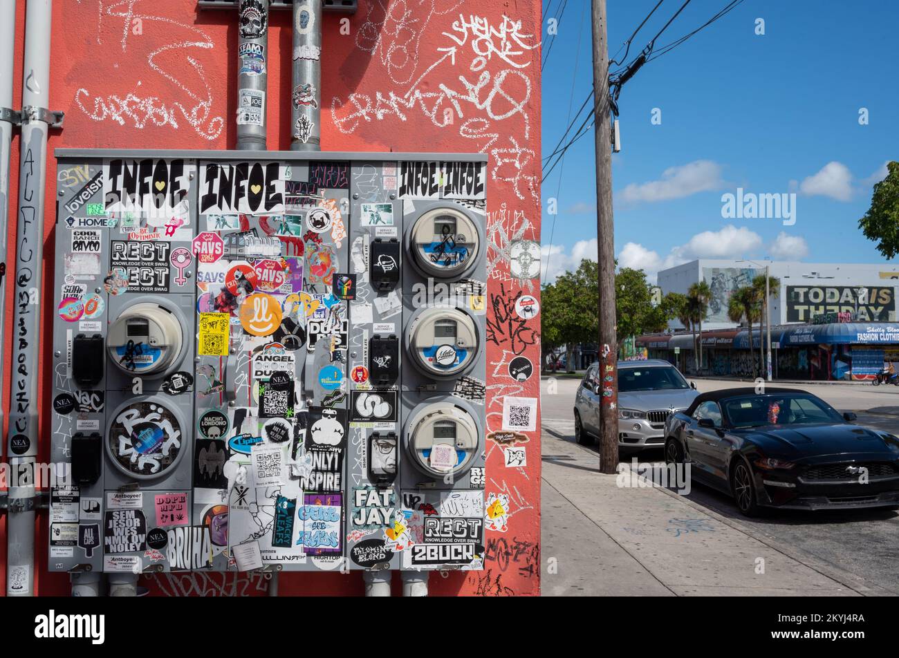 graffiti in miami wynwood Stock Photo Alamy