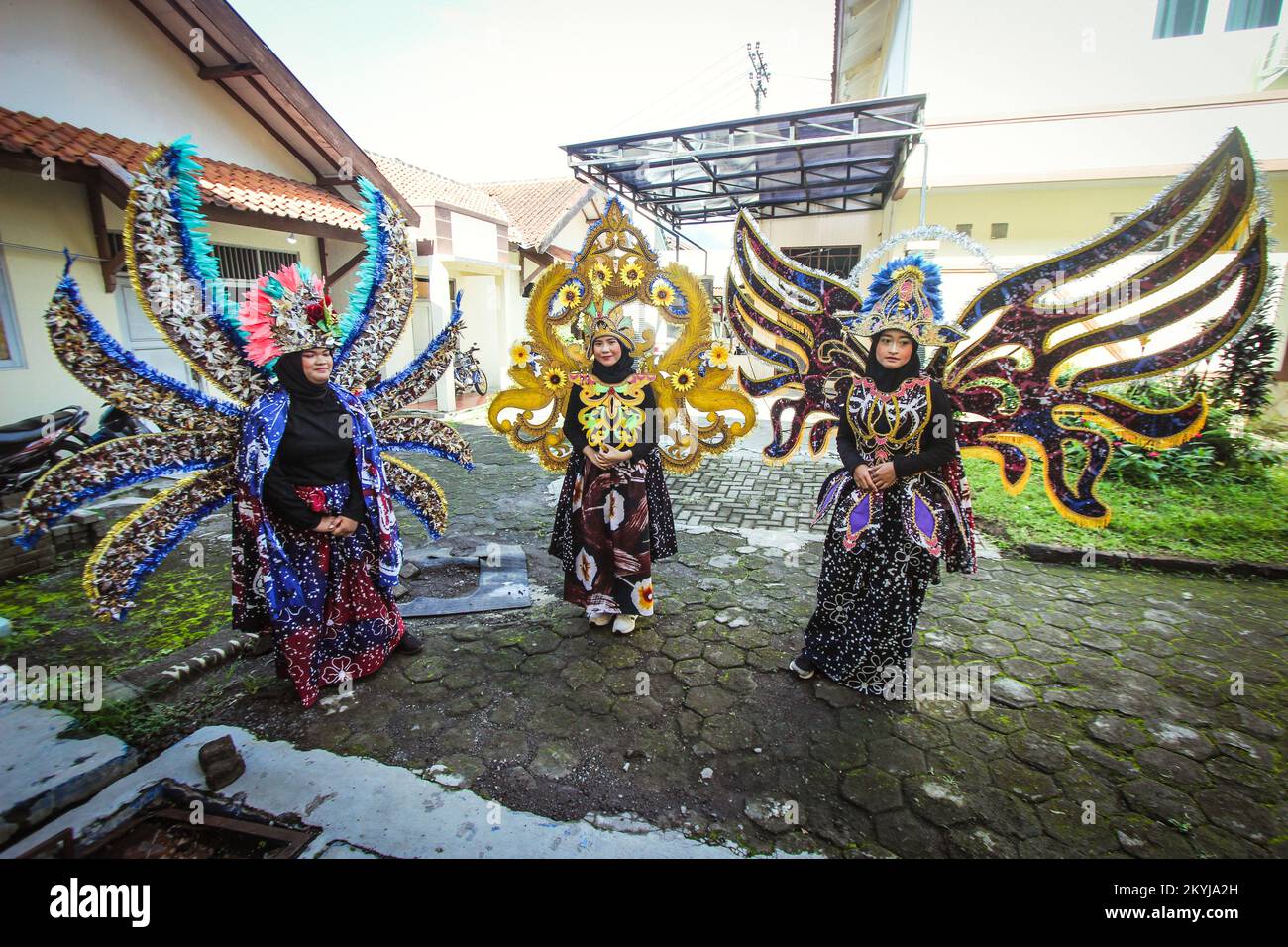 Students with disabilities take part in an art performance as part of International Day of Persons with Disabilities, on December 01, 2022 in Ungaran, Central Java Province, Indonesia. (Photo by WF Sihardian/NurPhoto)0 Credit: NurPhoto/Alamy Live News Stock Photo