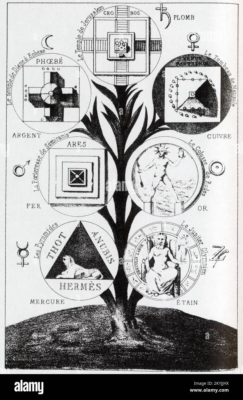 Les sept merveilles du monde Stock Photo Alamy