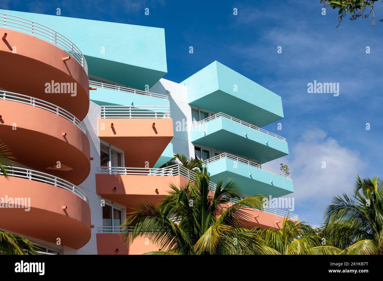 Miami skyline art deco hi-res stock photography and images - Alamy