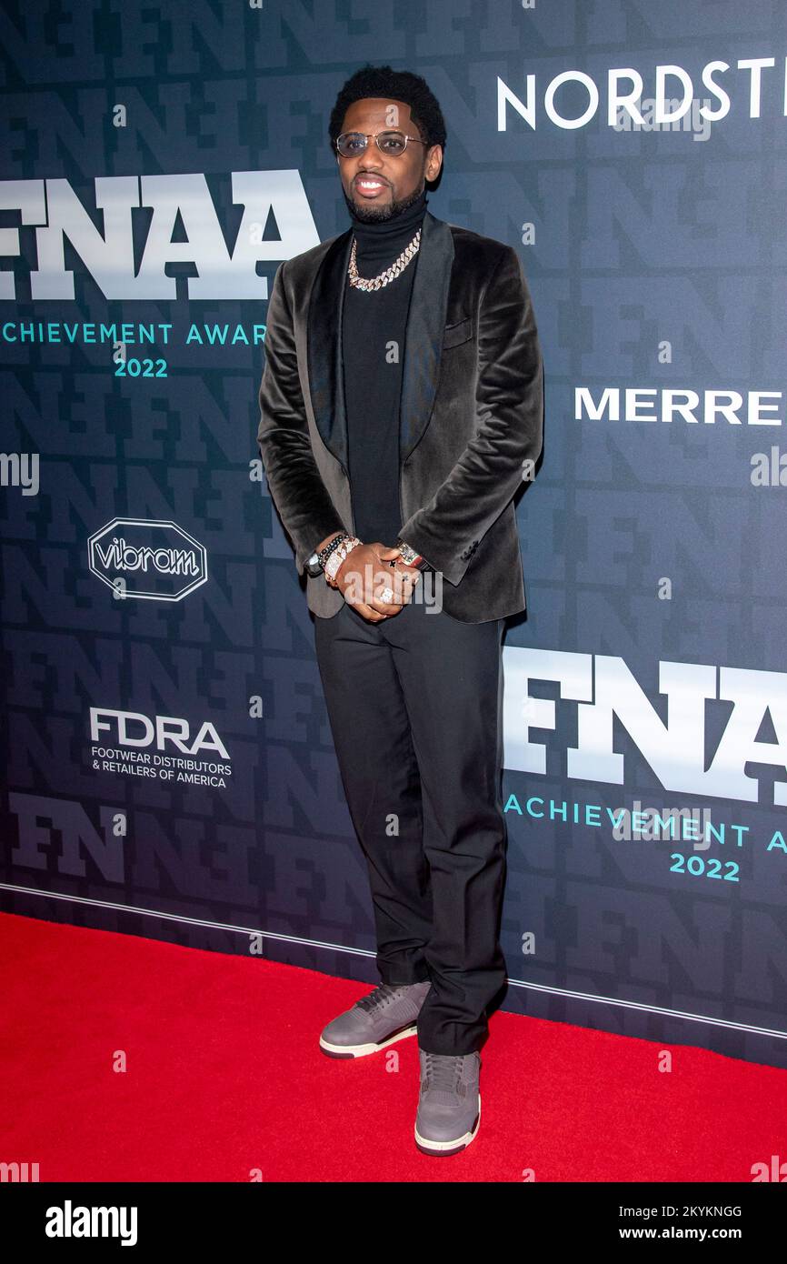 New York, United States. 30th Nov, 2022. Fabolous attends the 36th Annual Footwear News Achievement Awards at Cipriani South Street in New York City. Credit: SOPA Images Limited/Alamy Live News Stock Photo