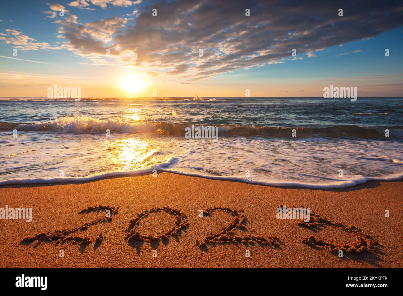 Happy New Year Beach