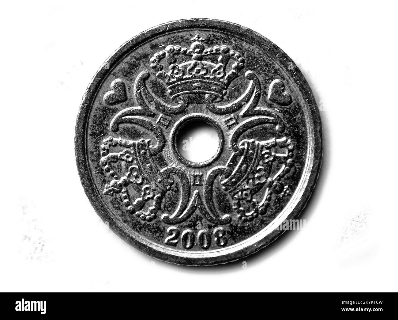 Crown coin Black and White Stock Photos & Images - Alamy