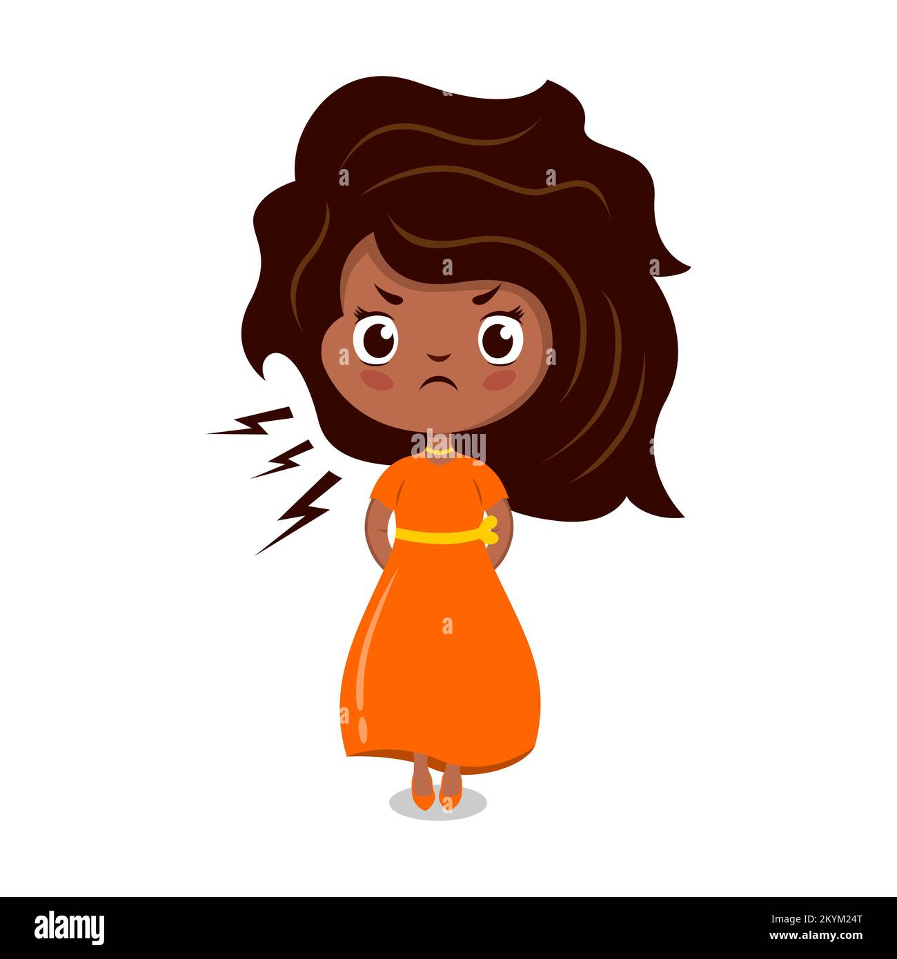 Modern stylish girl child logo Stock Vector Image & Art - Alamy