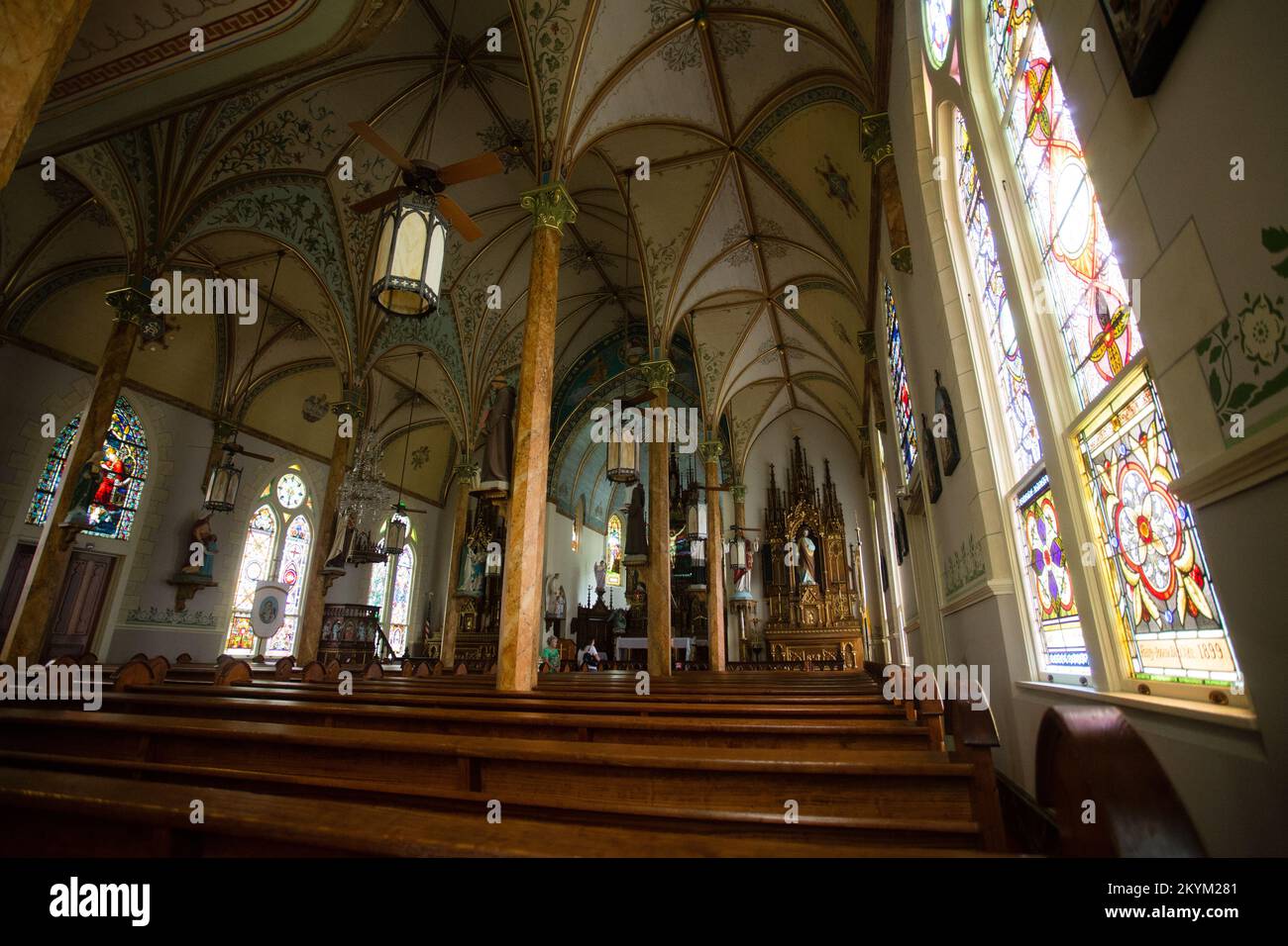 Schulenberg Painted Churches in Central Texas Stock Photo