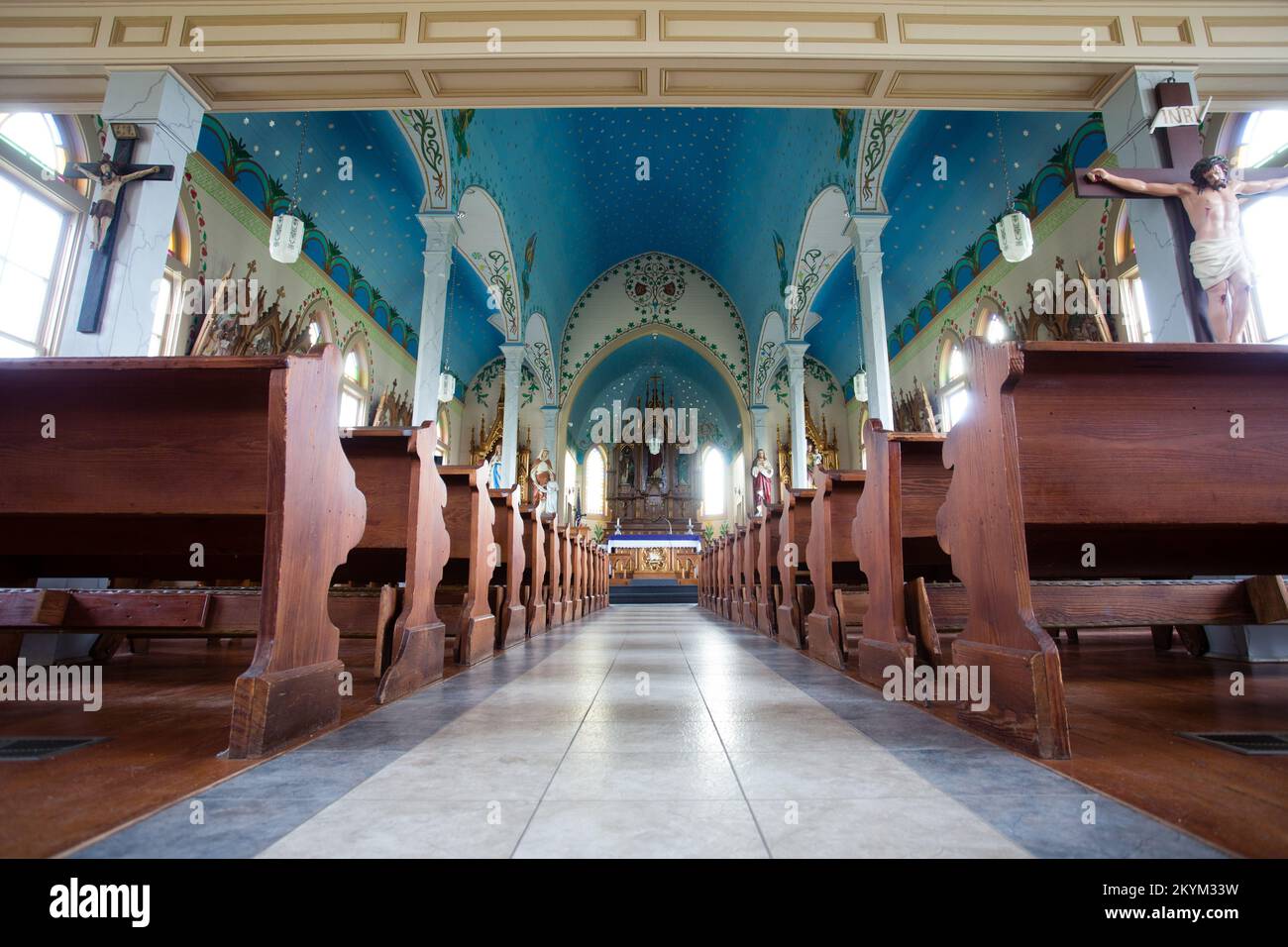 Schulenberg Painted Churches in Central Texas Stock Photo