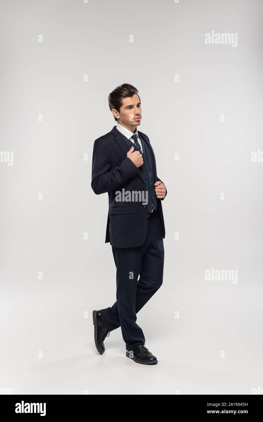 Fashion model blazer young man full hi-res stock photography and images ...