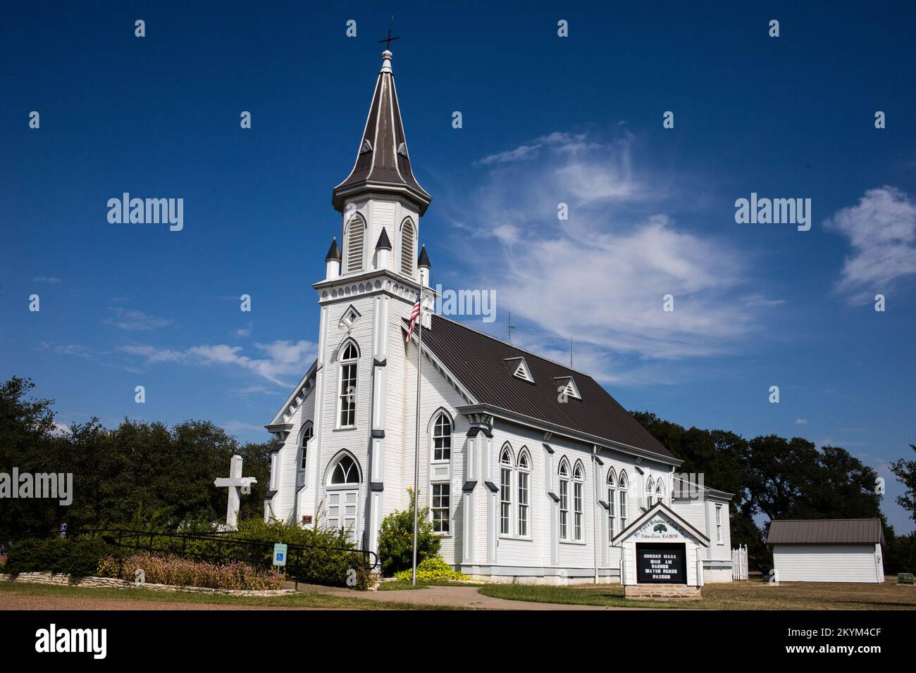 Schulenberg Painted Churches in Central Texas Stock Photo