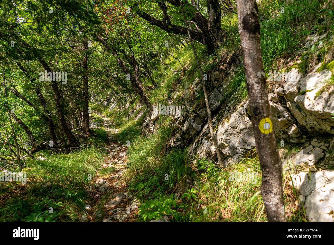 Juliana Trail Is Beautiful Hiking Path Around Julian Alps In Slovenia Juliana Trail Is Beautiful Hiking Path Around Julian Alps In Slovenia
