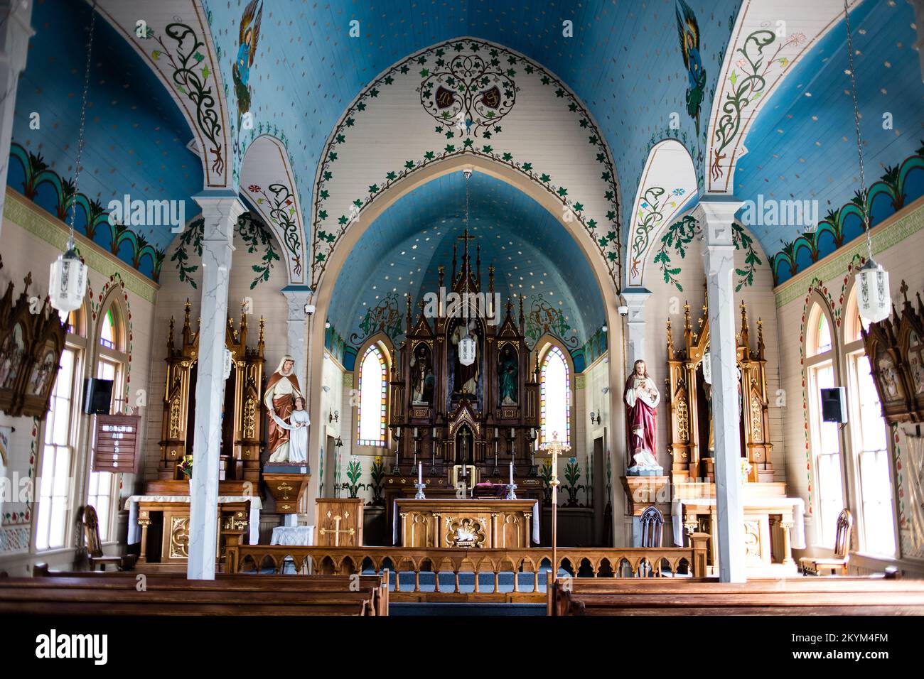 Schulenberg Painted Churches in Central Texas Stock Photo