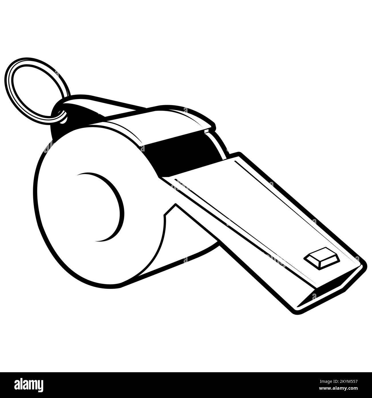 Whistle vector vectors Black and White Stock Photos & Images - Alamy