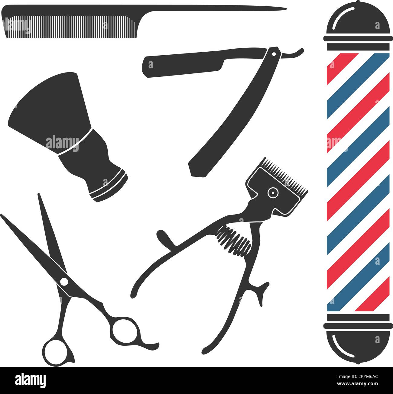 Barber shop Cut Out Stock Images & Pictures Alamy