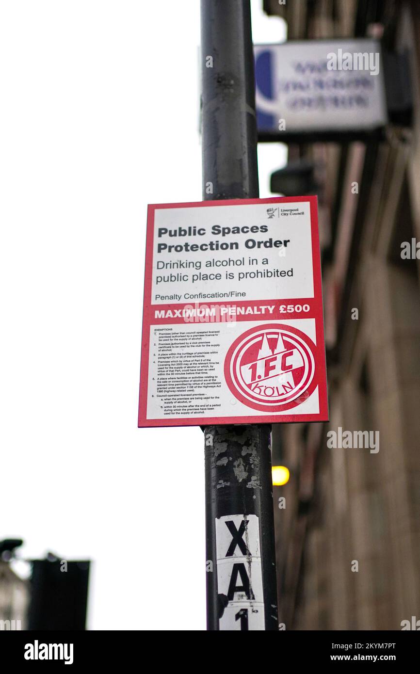 City Protection Order Sign Stock Photo