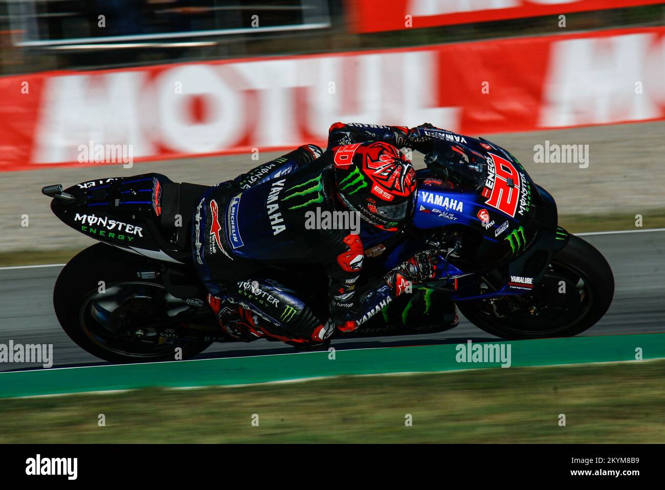 Fabio Quartararo during the MotoGP 2022 Catalan GP Stock Photo - Alamy