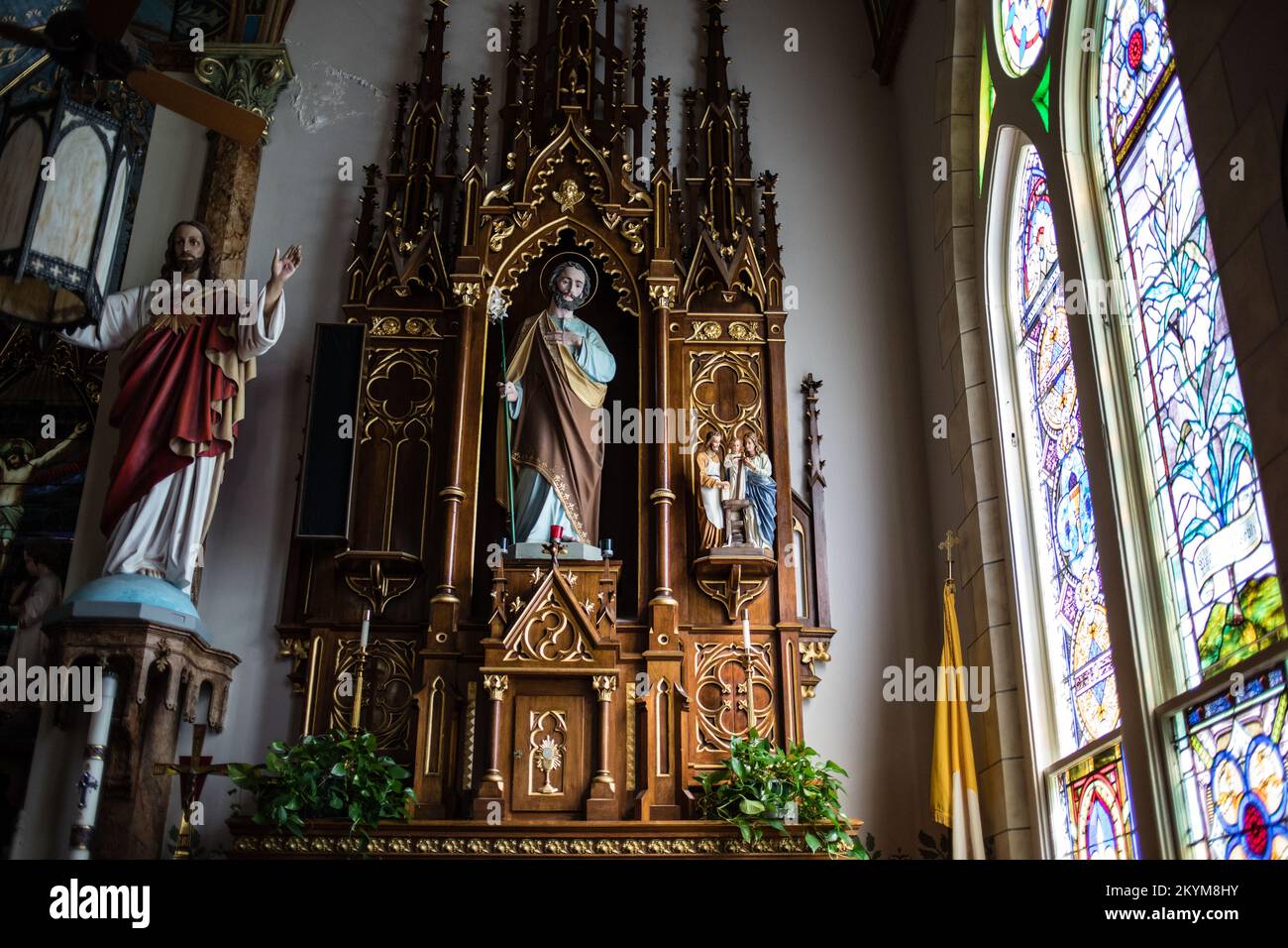 Schulenberg Painted Churches in Central Texas Stock Photo