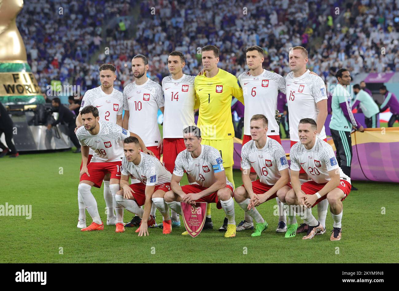 Roman Qatar November 30, 2022, Rome, Qatar: Team of Poland during the FIFA World ...