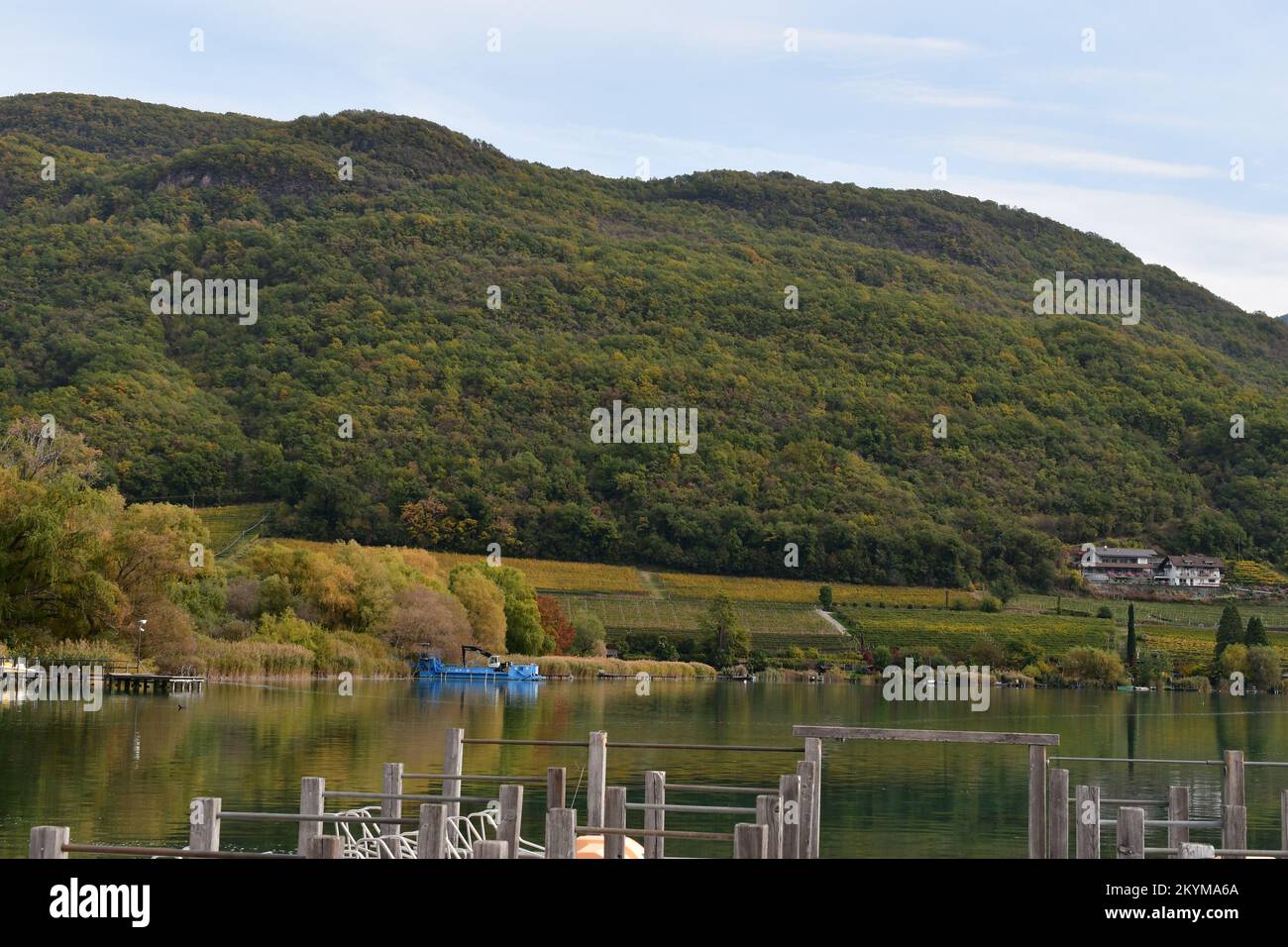 Lago di Caldaro Stock Photo Alamy