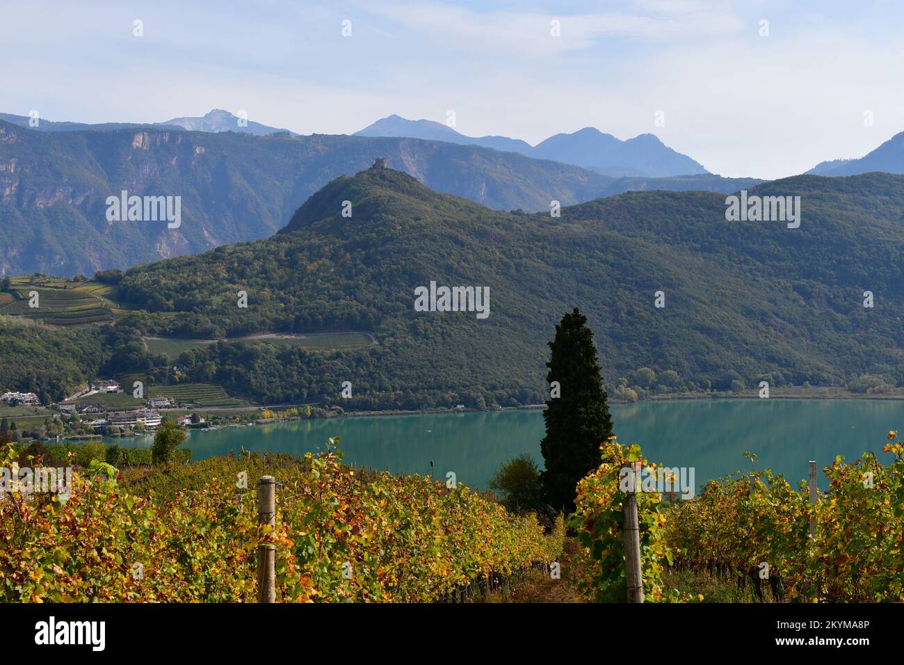 Lago di Caldaro Stock Photo Alamy