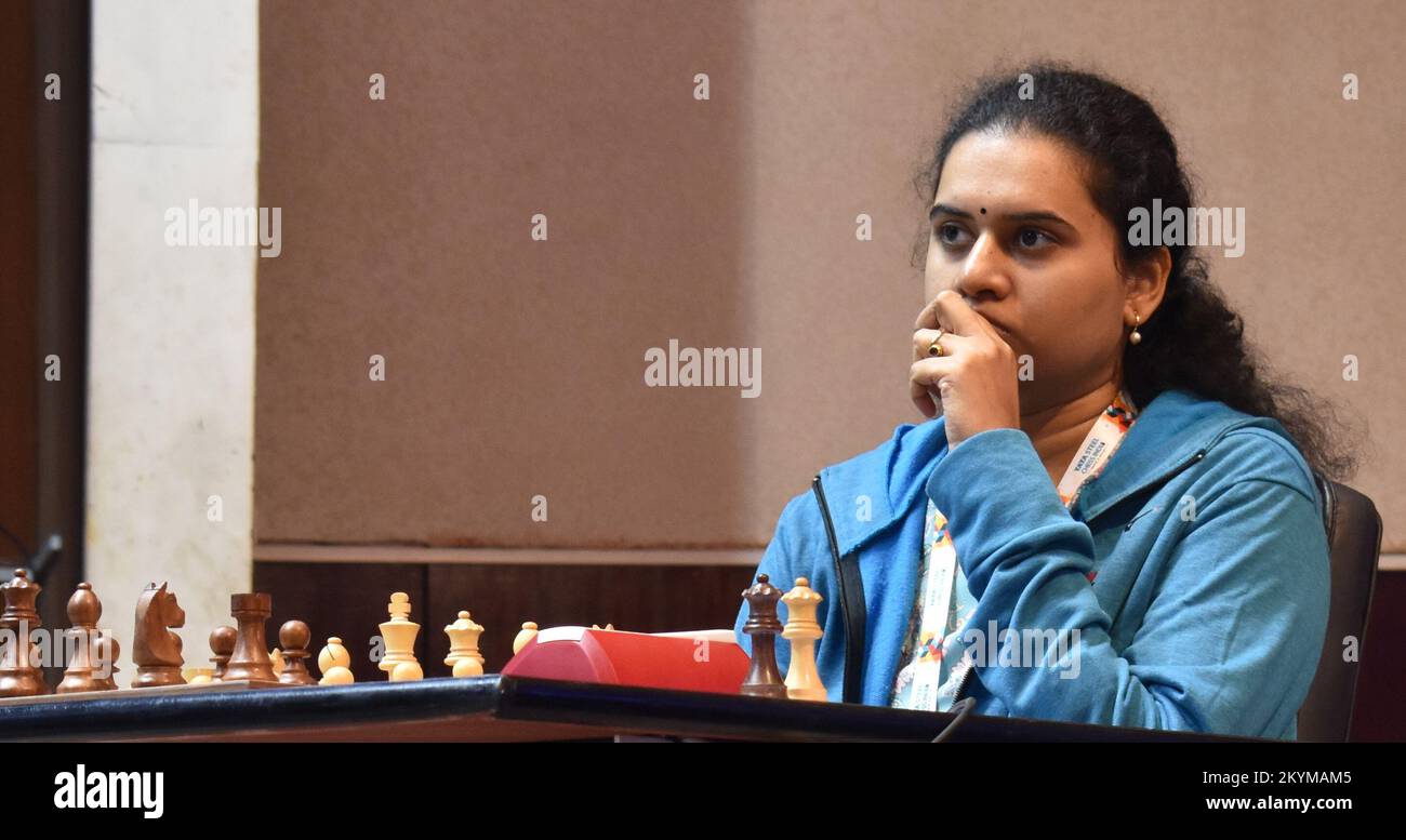 Kolkata, India. 06th Sep, 2023. Indian International chess player  Rameshbabu Praggnanandhaa seen playing in the fifth edition of the Tata  Steel Chess India tournament 2023 at Bhasa Bhavan. (Photo by Dipayan  Bose/SOPA