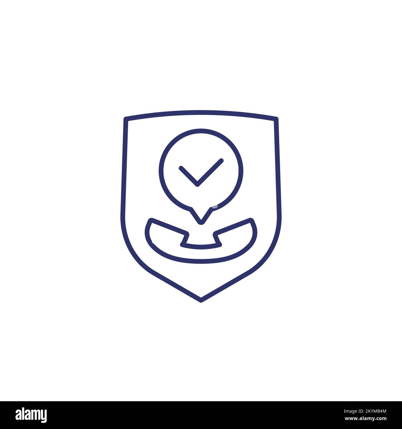 Secure call line icon for apps and web Stock Vector Image & Art - Alamy