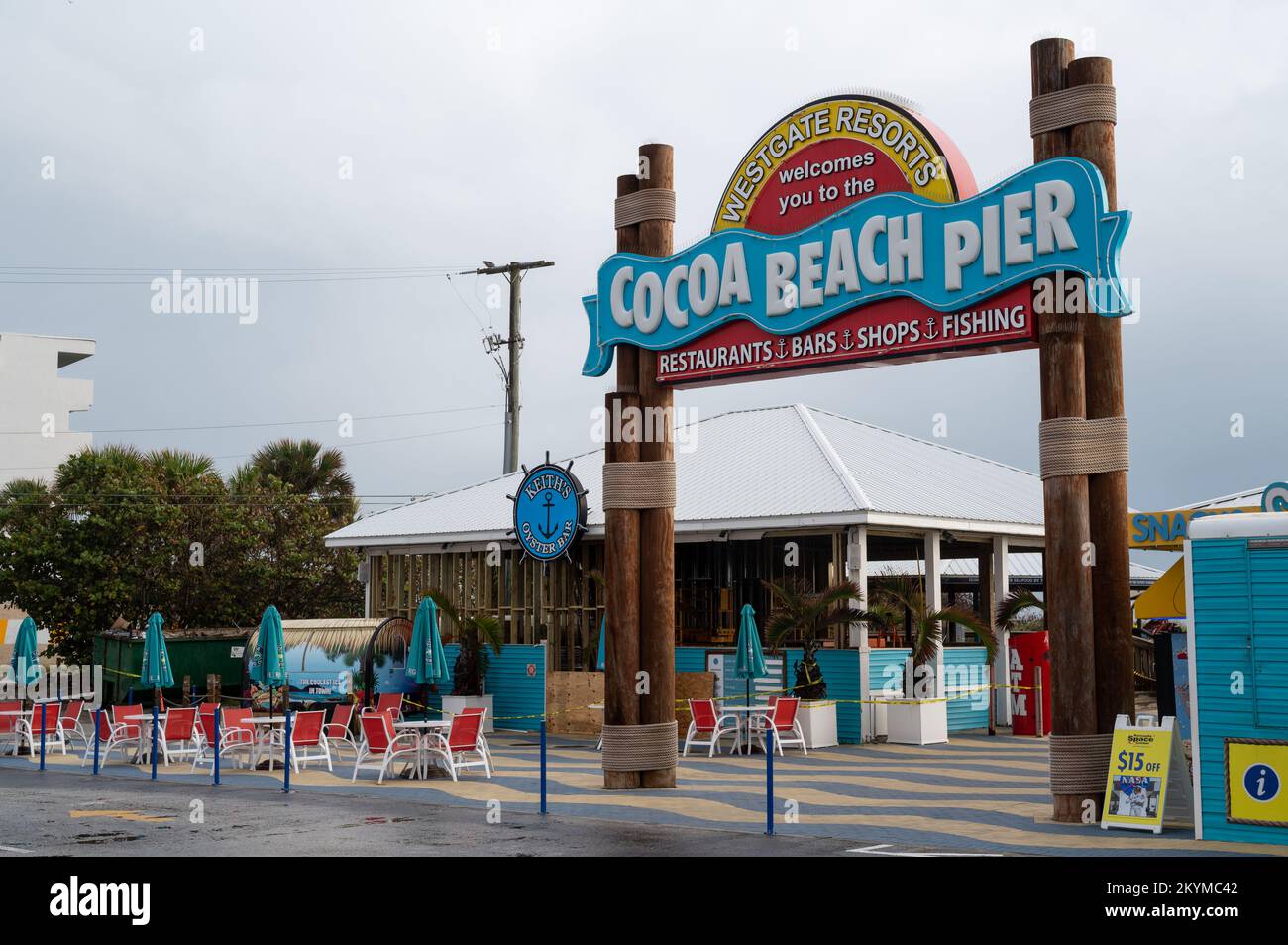 Cocoa Beach, Florida, USA.Cocoa beach pier Stock Photo Alamy