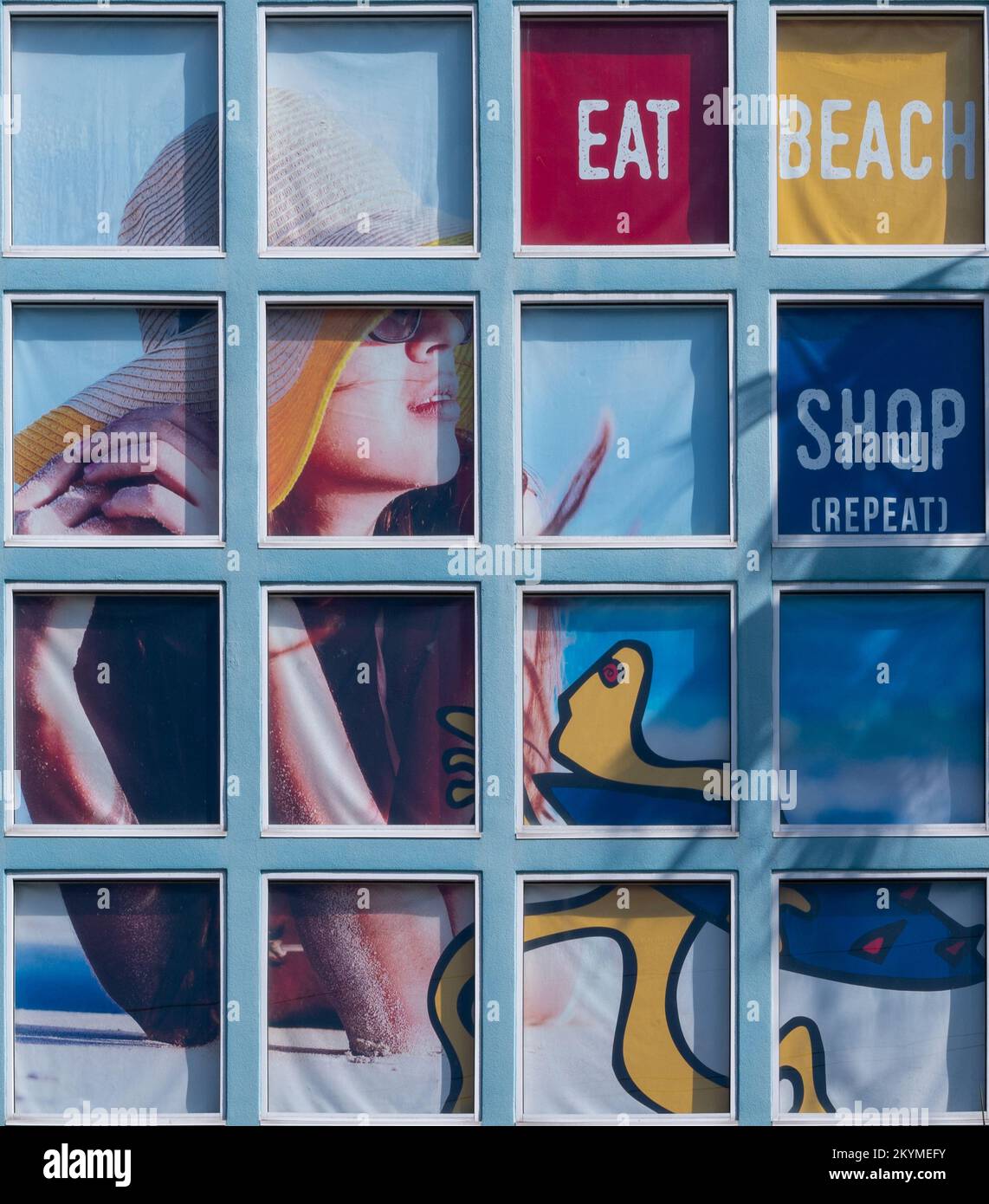 Cocoa Beach, Florida, USA. Commercial area Stock Photo Alamy