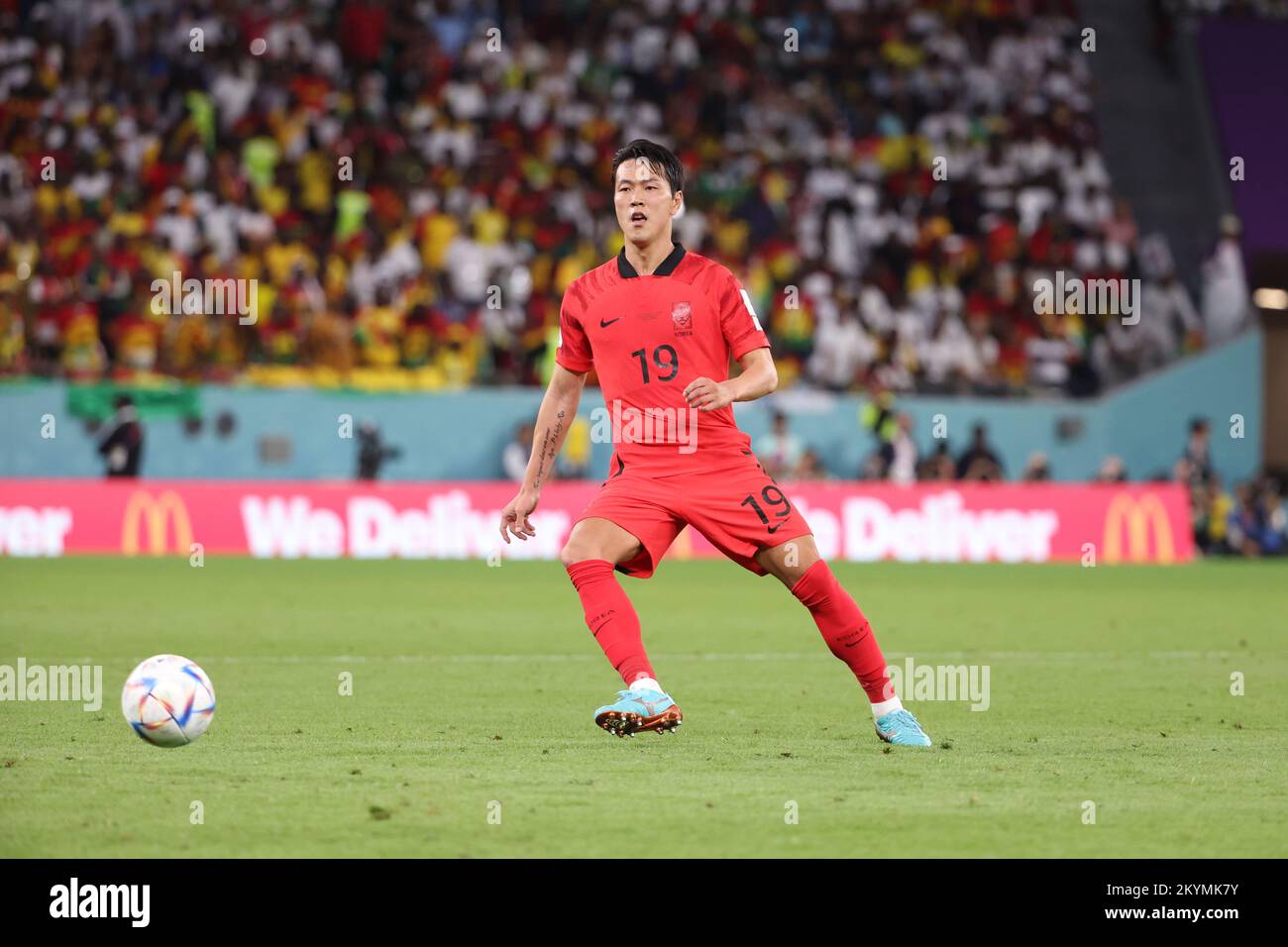 Kim Young-Gwon of South Korea during the FIFA World Cup 2022, Group H football match between South Korea Republic and Ghana on November 28, 2022 at Education City Stadium in Doha, Qatar - Photo Jean Catuffe / DPPI Stock Photo