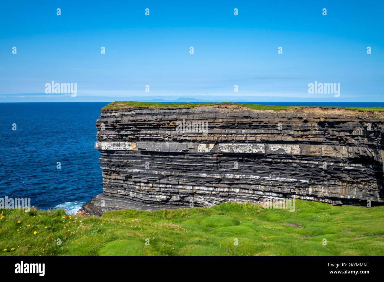 The Dun Briste Sea Stack Off The Cliffs Of Downpatrick Head In County ...