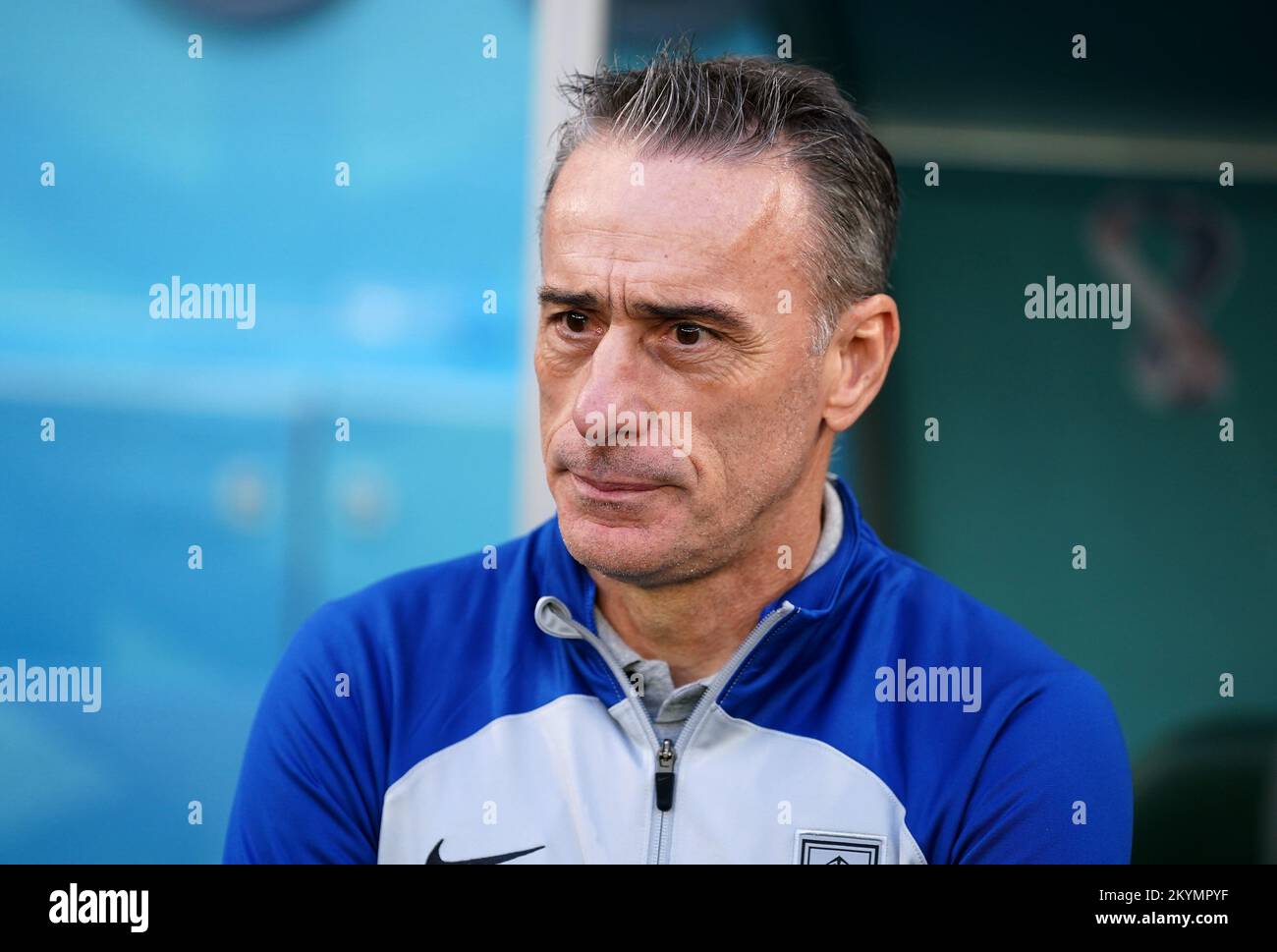 File photo dated 28-11-2022 of South Korea's Portuguese coach Paulo Bento, who will sing both national anthems before his side bid to recreate their result of the 2002 World Cup and beat his home nation Portugal. Issue date: Friday December 1, 2022. Stock Photo