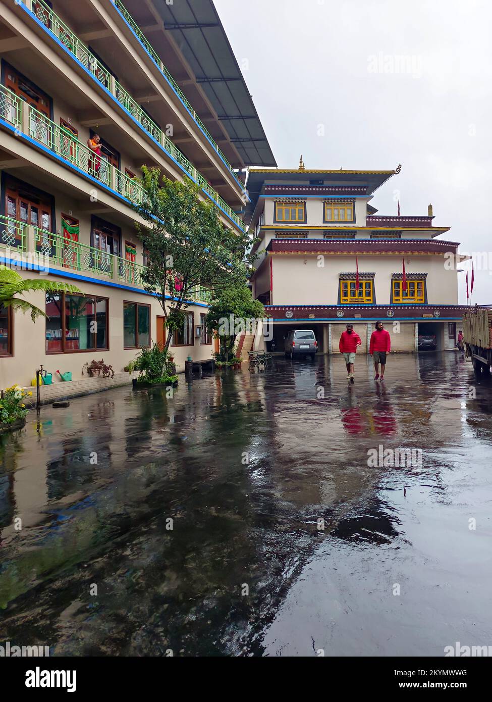 17 June 2022, Gonjang Monastery is a buddhist monastery near Gangtok, Sikkim, India. Stock Photo