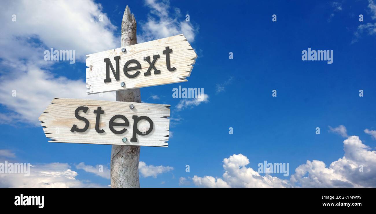 Direction and next step hi-res stock photography and images - Alamy