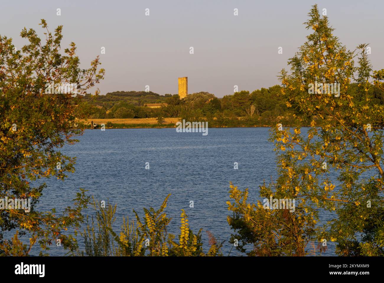 Roquemaure Castle in departement Gard, France Stock Photo Alamy