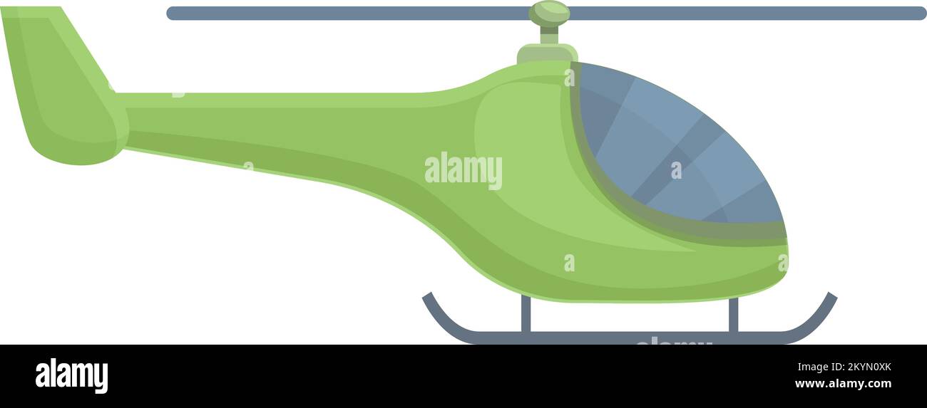 Radio control helicopter icon cartoon vector. Remote toy. Small ...