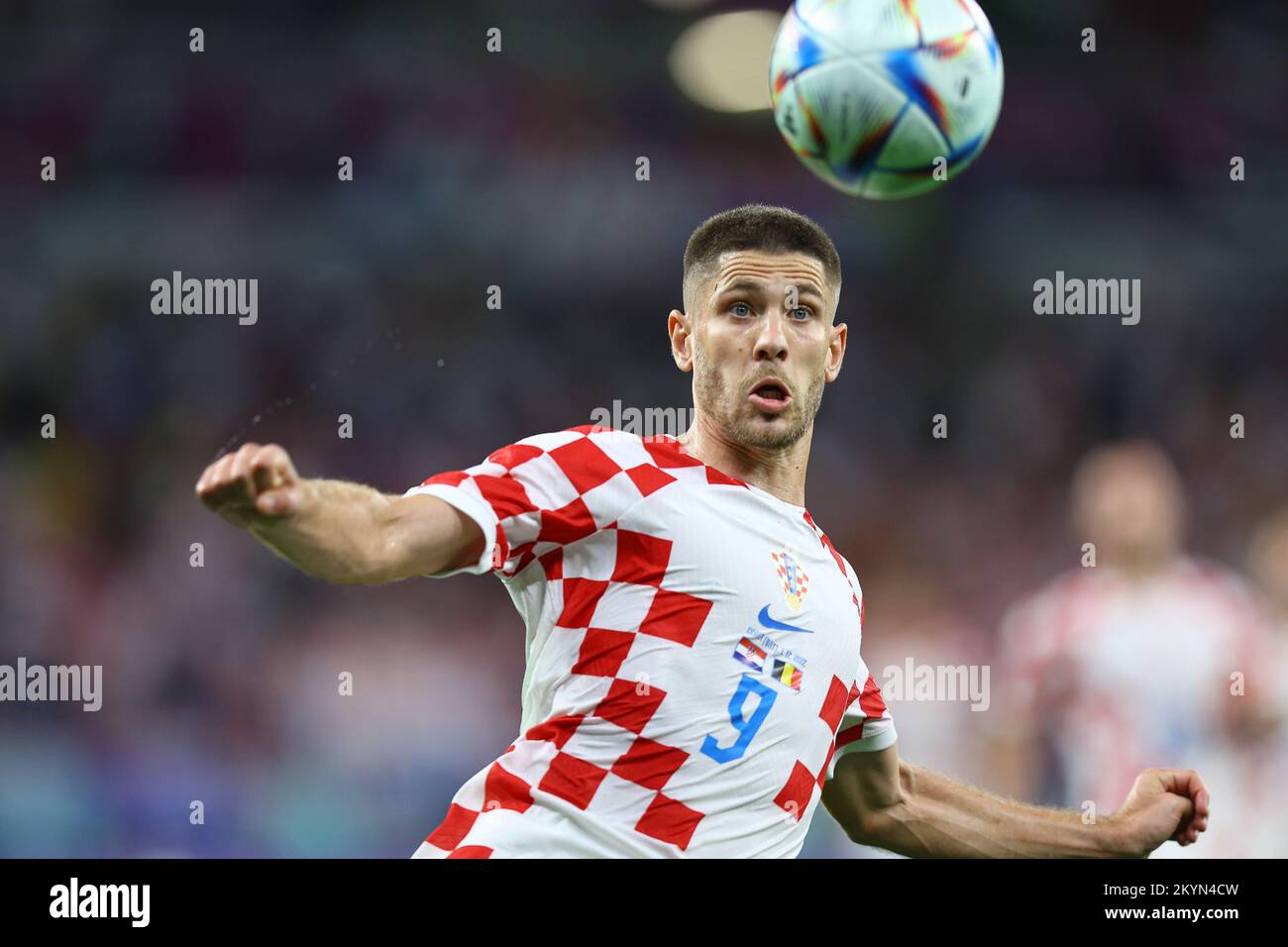 Andrej Kramaric during the FIFA World Cup Qatar 2022 Group F match ...
