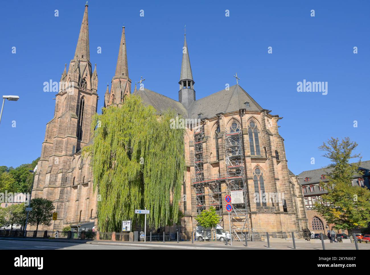 Elisabethkirche, Marburg, Hessen, Deutschland Stock Photo