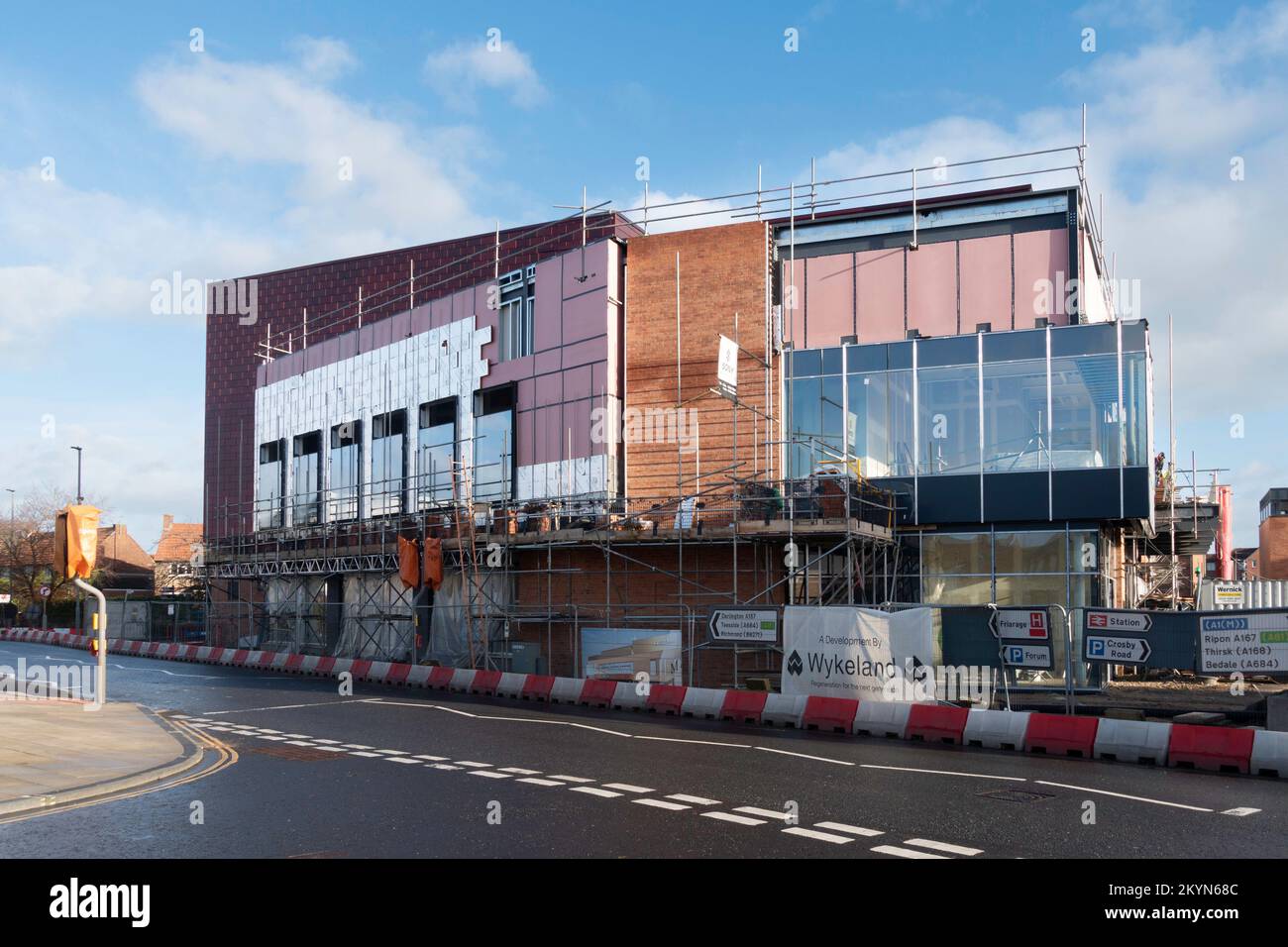 Construction of the new Cinema on the Northallerton Treadmills site