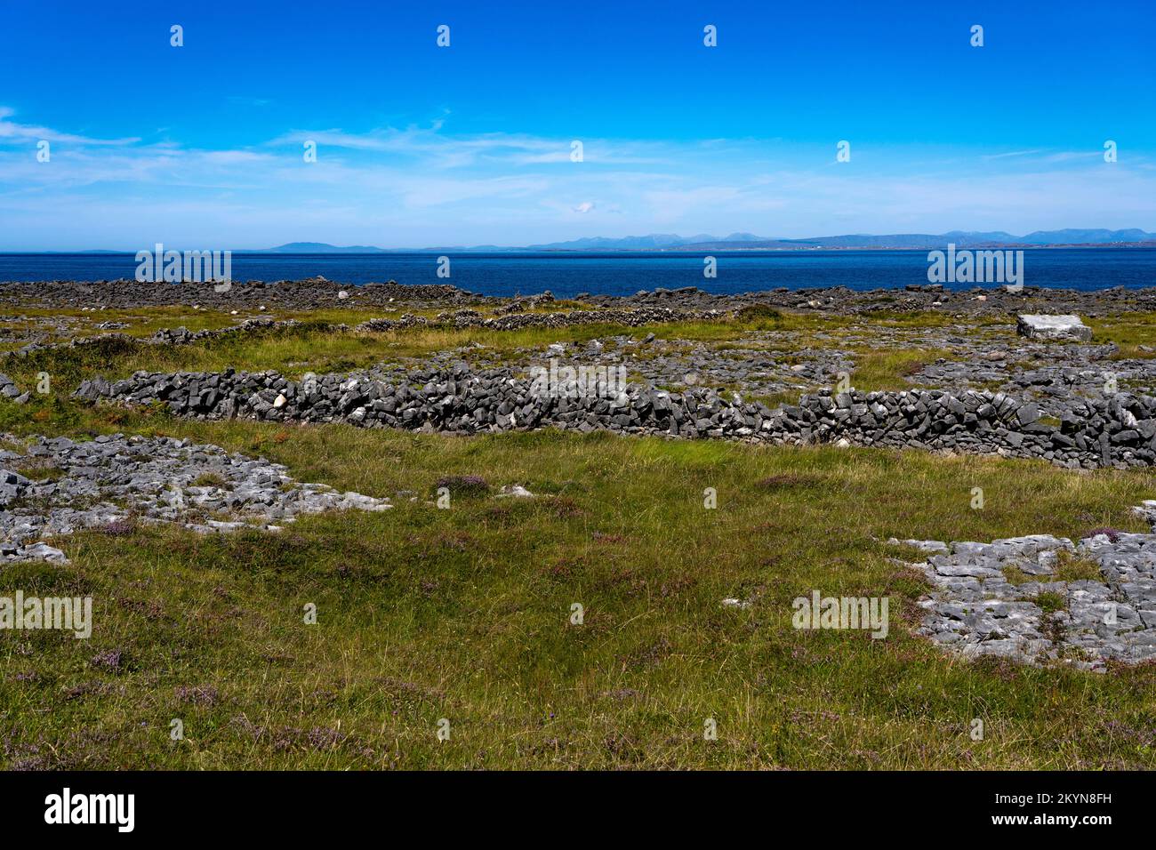 Dry stone walls, Inishmore, the largest of the Aran Islands, Galway