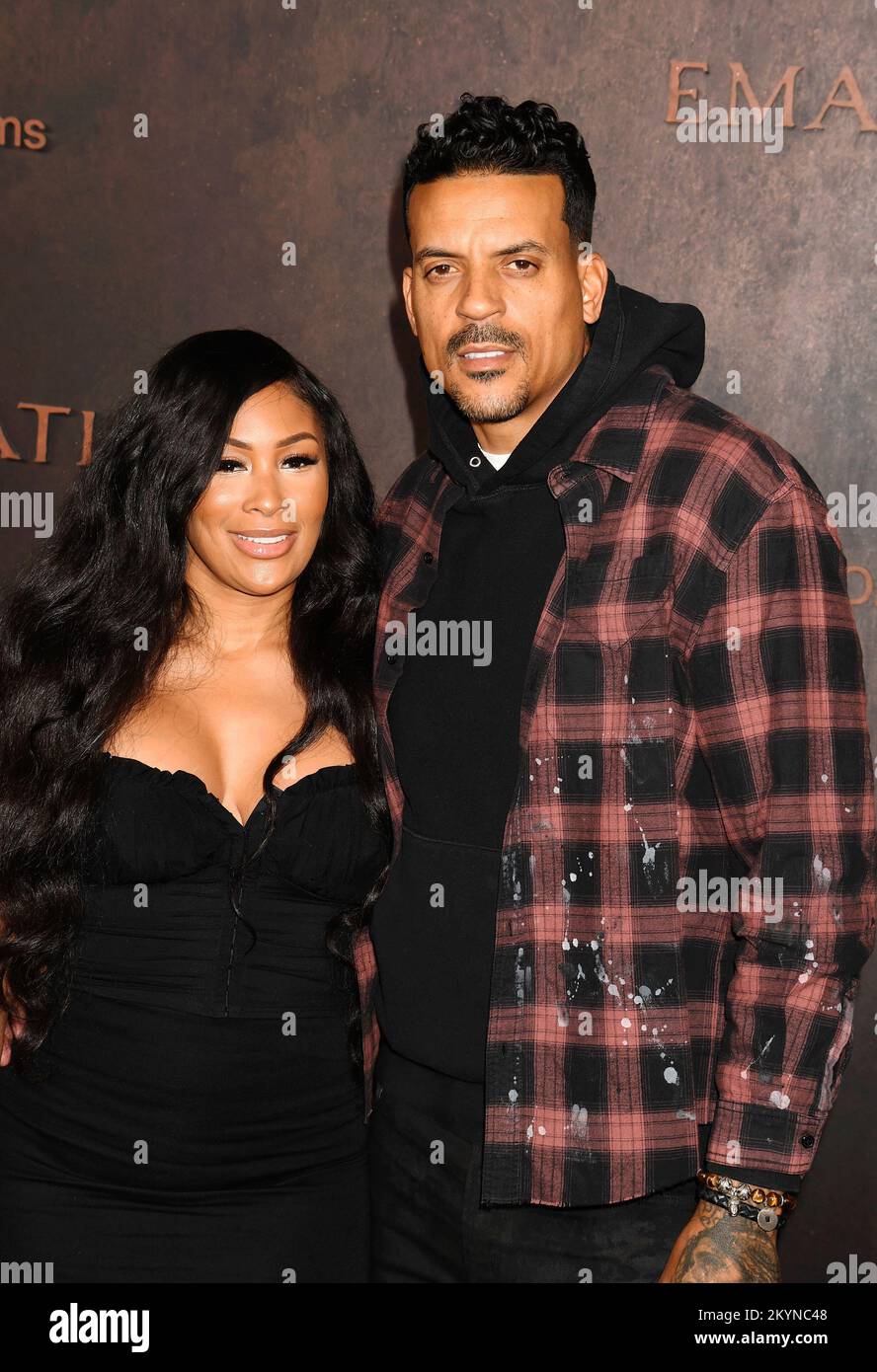 LOS ANGELES, CALIFORNIA - NOVEMBER 30: (L-R) Anansa Sims And Matt