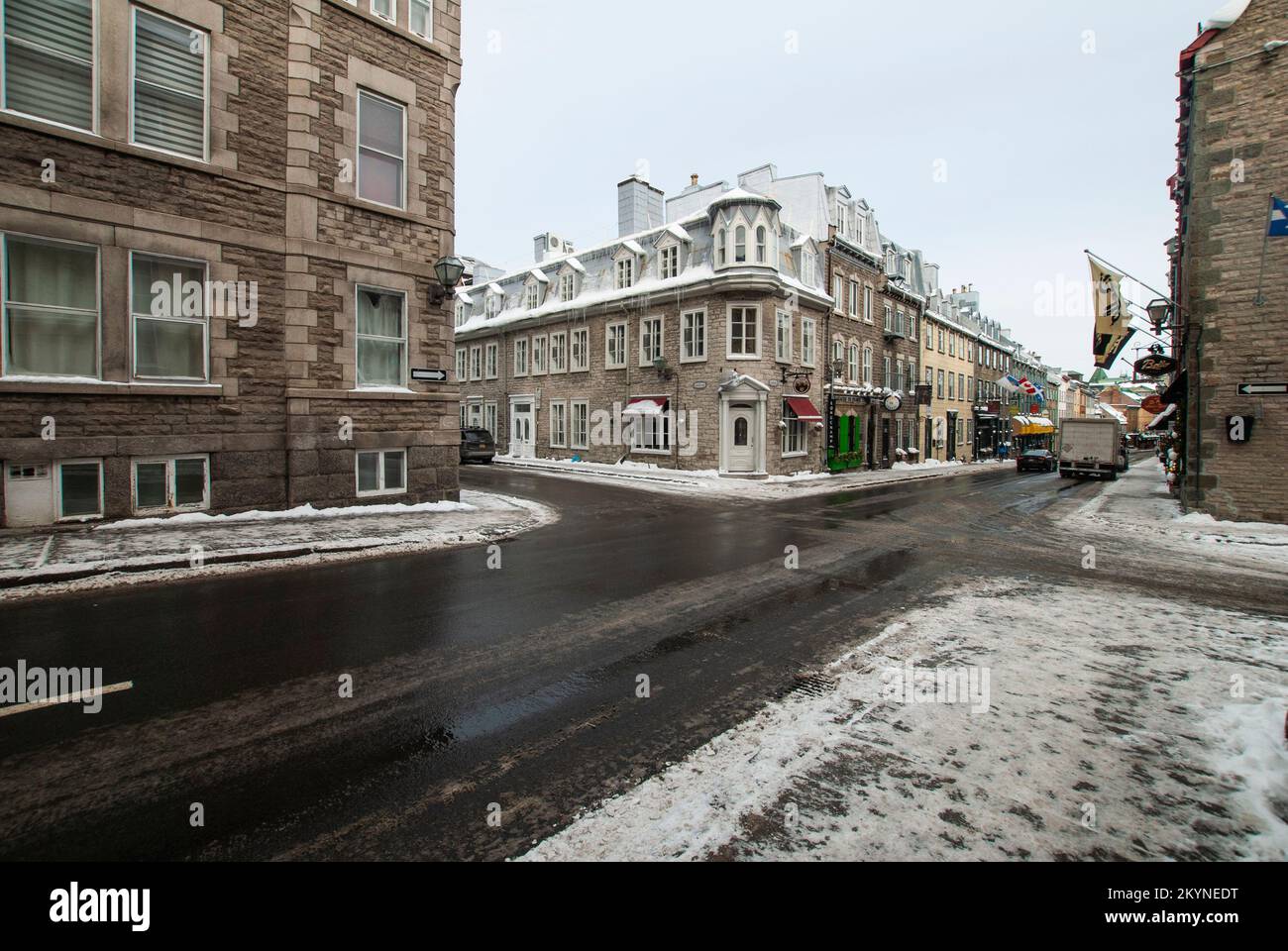 Old town Quebec City Stock Photo Alamy