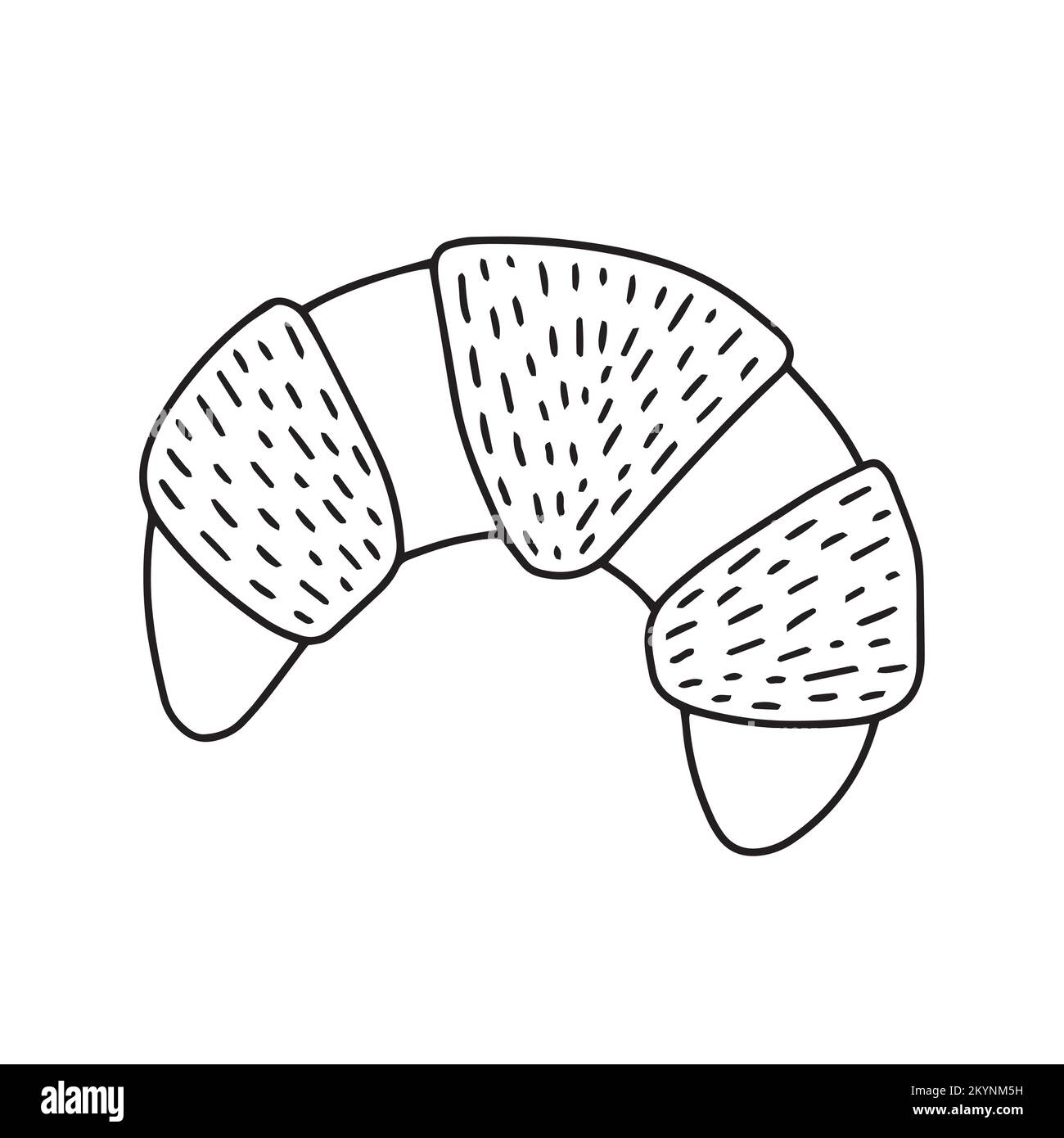 Fresh pastry illustration vector Black and White Stock Photos & Images ...
