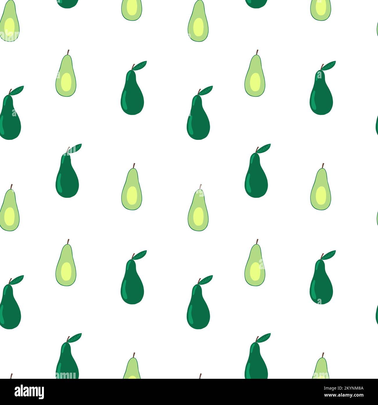Vector avocado seamless pattern Stock Vector Image & Art - Alamy