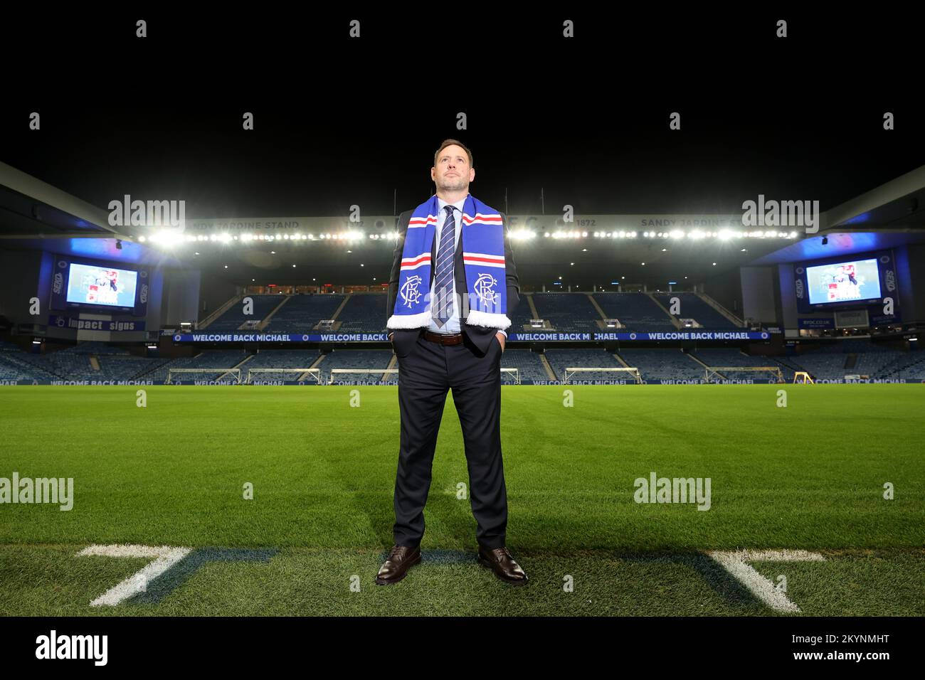 Newly appointed Rangers manager Michael Beale during a press conference ...