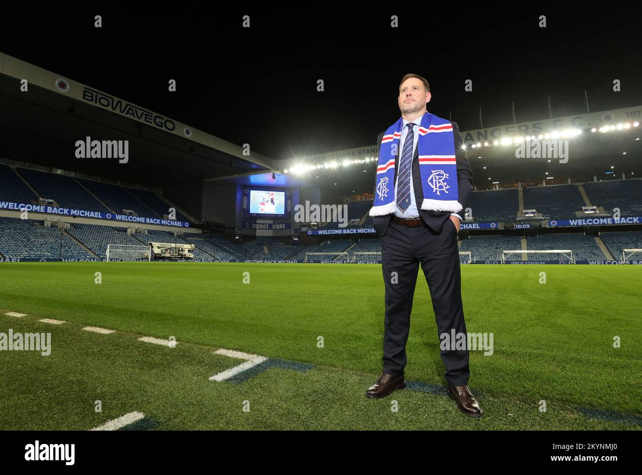 Newly appointed Rangers manager Michael Beale during a press conference ...